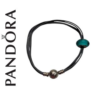 Pandora Sterling Silver Corded Bracelet